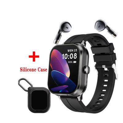 TWS Kablosuz D8Pro Kan Basıncı Dışarıda Akıllı Saat 2 İçinde 1