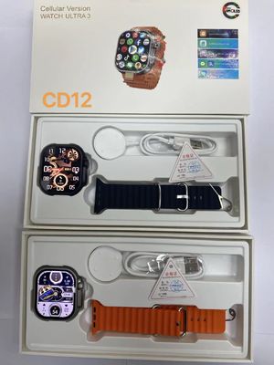 CD12 4G LTE Akıllı Saat Döner Kamera ve Dokunma Zoom Su geçirmez 2000mA Pil
