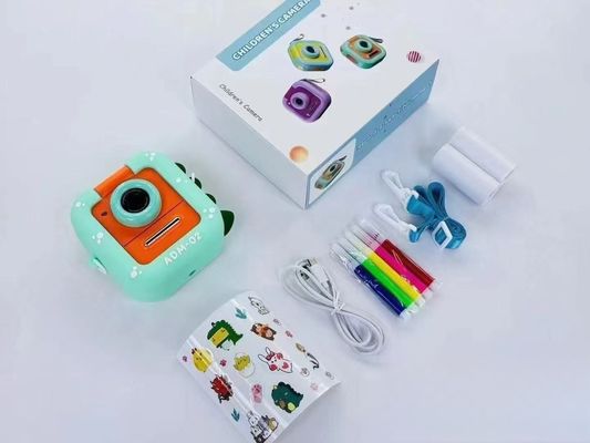 1080P HD çözünürlük M8 Çocuk Kamerası 48Megpixel Çift Objektif 1200mah Pille